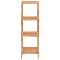 Scaffale da Bagno 36x36x112 cm in Legno Massello di Noce