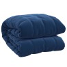    Coperta Ponderata Blu 155x220 cm 11 kg Tessuto