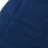    Coperta Ponderata Blu 155x220 cm 11 kg Tessuto