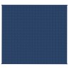    Coperta Ponderata Blu 200x225 cm 13 kg Tessuto