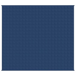    Coperta Ponderata Blu 220x235 cm 11 kg Tessuto