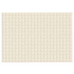    Coperta Ponderata Crema Chiaro 155x220 cm 7 kg Tessuto