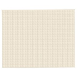 Coperta Ponderata Crema Chiaro 235x290 cm 11 kg Tessuto