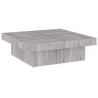    Tavolino da Salotto Grigio Sonoma 90x90x28 cm Legno ingegnerizzato