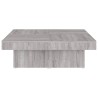    Tavolino da Salotto Grigio Sonoma 90x90x28 cm Legno ingegnerizzato