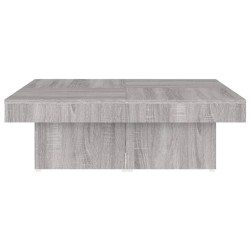    Tavolino da Salotto Grigio Sonoma 90x90x28 cm Legno ingegnerizzato