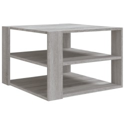 Tavolino da Salotto Grigio Sonoma 60x60x40 cm Legno ingegnerizzato