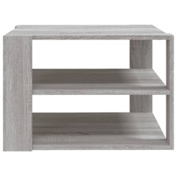 Tavolino da Salotto Grigio Sonoma 60x60x40 cm Legno ingegnerizzato