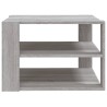 Tavolino da Salotto Grigio Sonoma 60x60x40 cm Legno ingegnerizzato