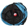    Tunnel per Gatti a S Nero e Blu 122 cm Poliestere