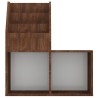    Portariviste per Bambini Rovere Marrone 71x30x78,5cm Legno