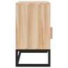    Comodini 2 pz 40x30x55,5 cm Legno ingegnerizzato e Ferro