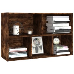    Libreria/Credenza Rovere Fumo 50x25x80 cm in Legno Ingegnerizzato