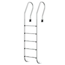    Scala per Piscina 54x38x211 cm Acciaio Inox 304