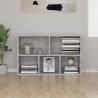    Libreria/Credenza Grigio Sonoma 50x25x80 cm Legno ingegnerizzato