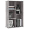    Libreria/Credenza Grigio Sonoma 50x25x80 cm Legno ingegnerizzato