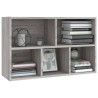    Libreria/Credenza Grigio Sonoma 50x25x80 cm Legno ingegnerizzato