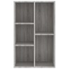    Libreria/Credenza Grigio Sonoma 50x25x80 cm Legno ingegnerizzato