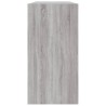    Libreria/Credenza Grigio Sonoma 50x25x80 cm Legno ingegnerizzato