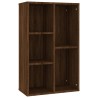    Libreria/Credenza Rovere Marrone 50x25x80 cm Legno ingegnerizzato