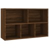    Libreria/Credenza Rovere Marrone 50x25x80 cm Legno ingegnerizzato