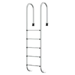    Scala per Piscina 54x38x211 cm Acciaio Inox 304