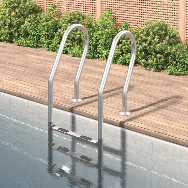    Scala per Piscina 54x38x158 cm Acciaio Inox 304