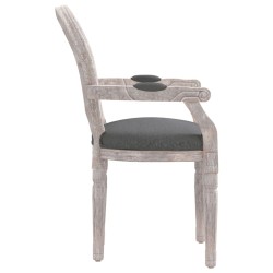    Sedia da Pranzo Grigio Scuro 54x56x96,5 cm Tessuto