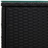    Tavolino Nero 40x37x40,5 cm in Polyrattan