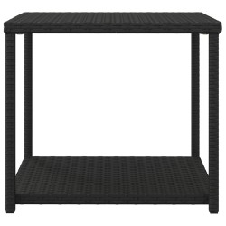    Tavolino Nero 55x45x49 cm in Polyrattan