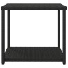    Tavolino Nero 55x45x49 cm in Polyrattan