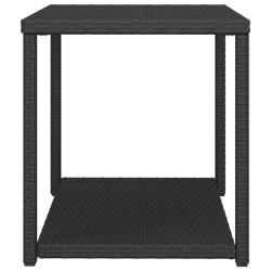    Tavolino Nero 55x45x49 cm in Polyrattan