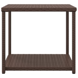    Tavolino Marrone 55x45x49 cm in Polyrattan