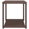    Tavolino Marrone 55x45x49 cm in Polyrattan