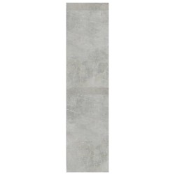    Armadio con Cassetti Grigio Cemento 50x50x200 cm in Truciolato