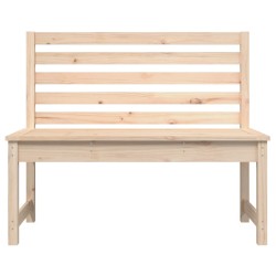    Panca da Giardino 109 cm in Legno Massello di Pino