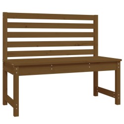    Panca da Giardino Miele 109 cm in Legno Massello di Pino