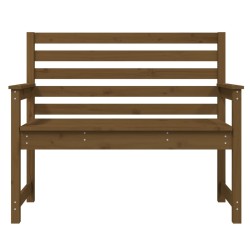    Panca da Giardino Miele 109x48x91,5 cm Legno Massello di Pino