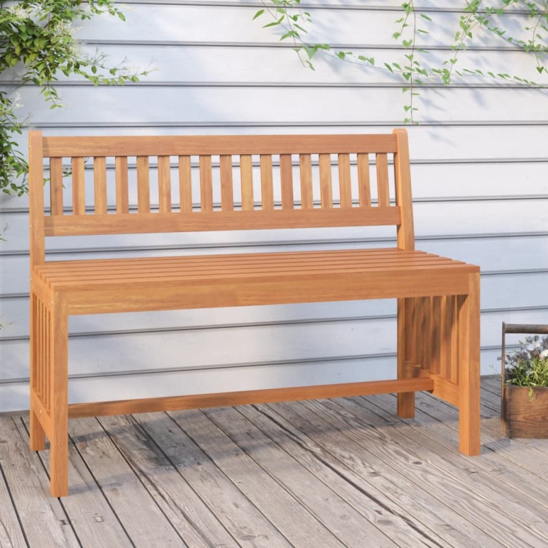    Panca da Giardino 110 cm Legno Massello di Eucalipto