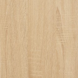    Scrivania Rovere Sonoma 100x50x75 cm Legno ingegnerizzato e Ferro