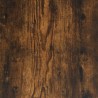    Scrivania Rovere Fumo 100x50x75 cm in Legno Ingegnerizzato e Ferro