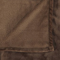    Coperta Marrone Cacao 130x170 cm in Poliestere