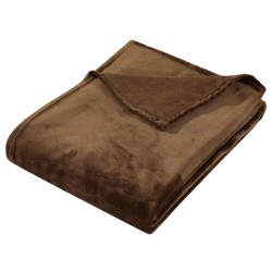    Coperta Marrone Cacao 200x240 cm in Poliestere