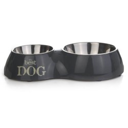 Beeztees Doppia Ciotola per Alimentazione "Best Dog" 510 ml 31x17.5 cm