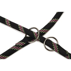 Beeztees Guinzaglio da Addestramento in Nylon Nero 200x1,3 cm 744013