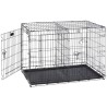 Ferplast Gabbia per Cani Dog-Inn 105 108,5x72,7x76,8 cm Grigia