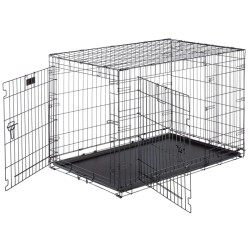 Ferplast Gabbia per Cani Dog-Inn 105 108,5x72,7x76,8 cm Grigia