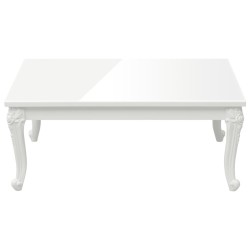 vidaXL Tavolino da Salotto Bianco Lucido 100x50x42cm Legno ingegnerizzato