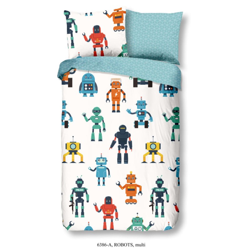 Good Morning Copripiumino per Bambini Robots 140x200/220 cm