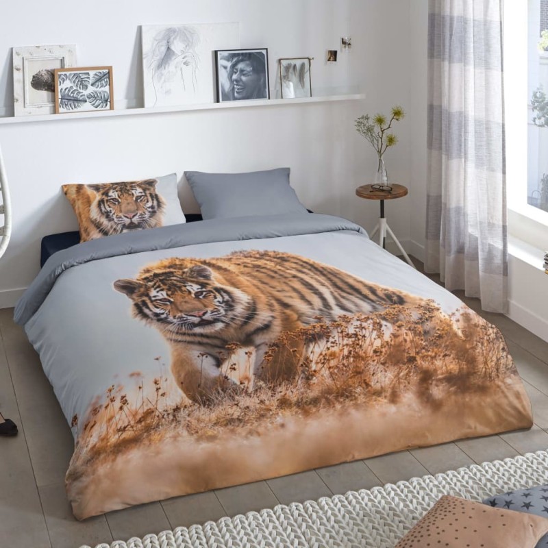 Good Morning Copripiumino TIGER 135x200 cm Multicolore